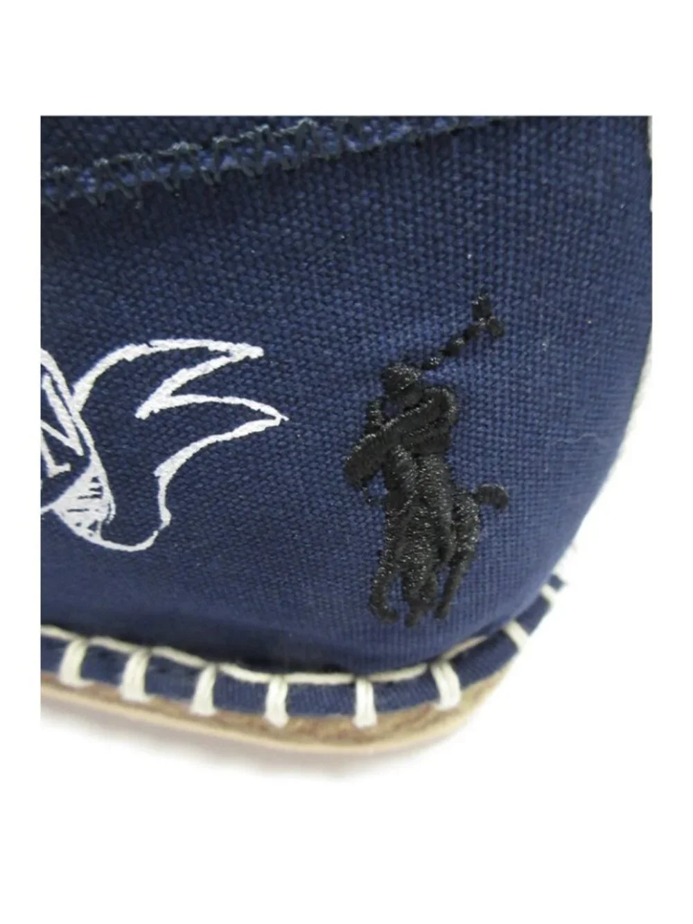 Polo Ralph Lauren Shoes 11 D Barron Espadrille Loafer Crest Canvas